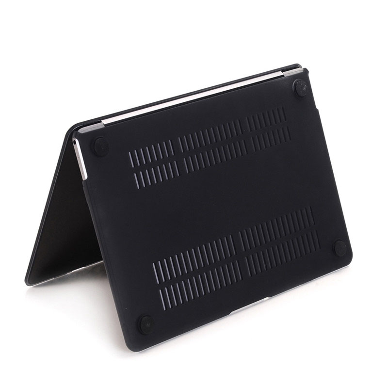 TenChen Tech-Laptop Protective Matte Black hard shell PC Case For Macbook 12 MC0121