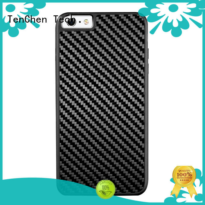 carbon tpu material phone case cord ring for retail TenChen Tech