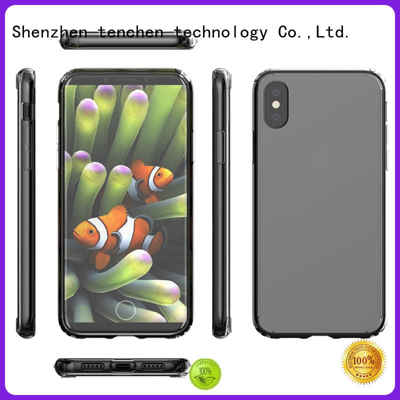TenChen Tech clear custom made phone case from China for store