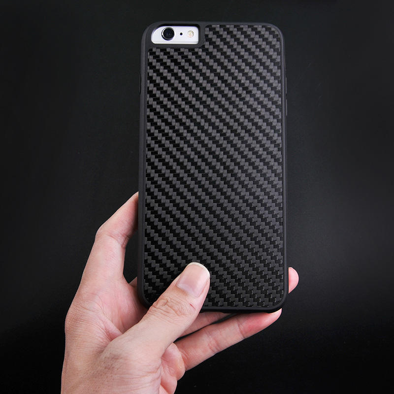 Luxury Black Real Carbon Fiber Case For Iphone CB0001