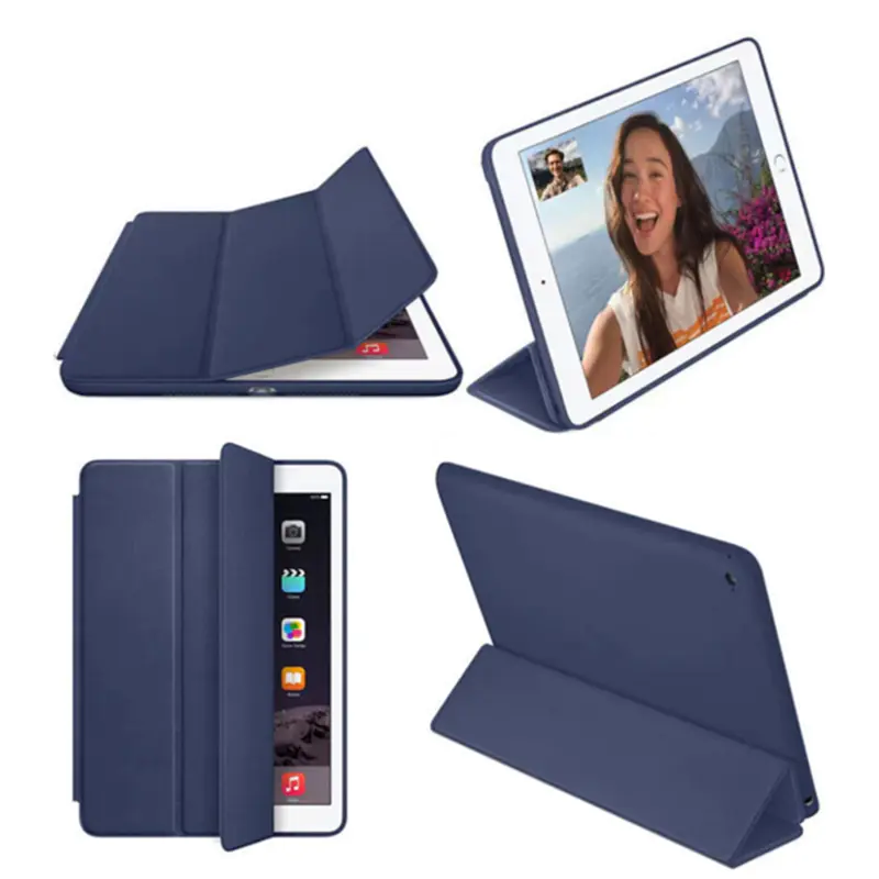 TENCHEN  Leather iPad case protective pad cover