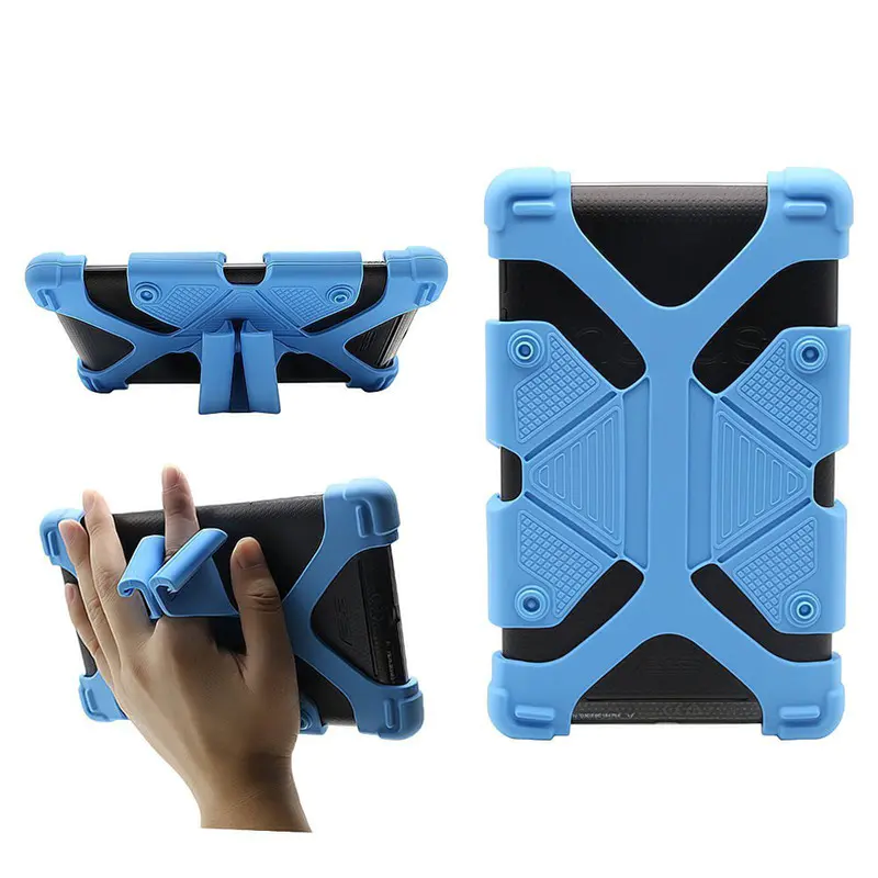 TENCHEN Back Cover Case Shock Proof Rubber Silicon For Apple iPad 2 3 4 5 6 Air 2 Mini