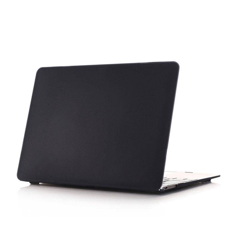 TENCHEN Laptop Protective Matte Black hard shell PC Case For Macbook 12 MC0121