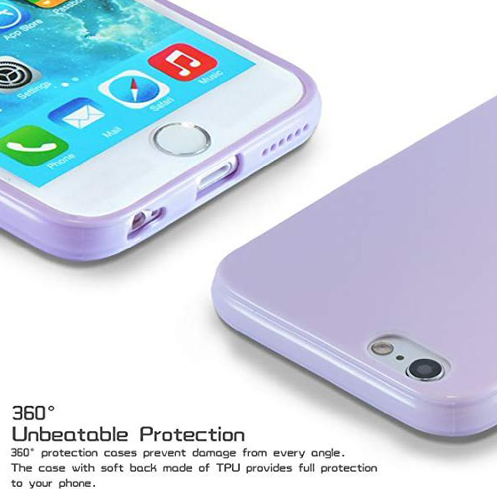 TenChen Tech-Solid Colour Soft Tpu Protective Phone Case For Iphone | Diy Silicone Phone-5