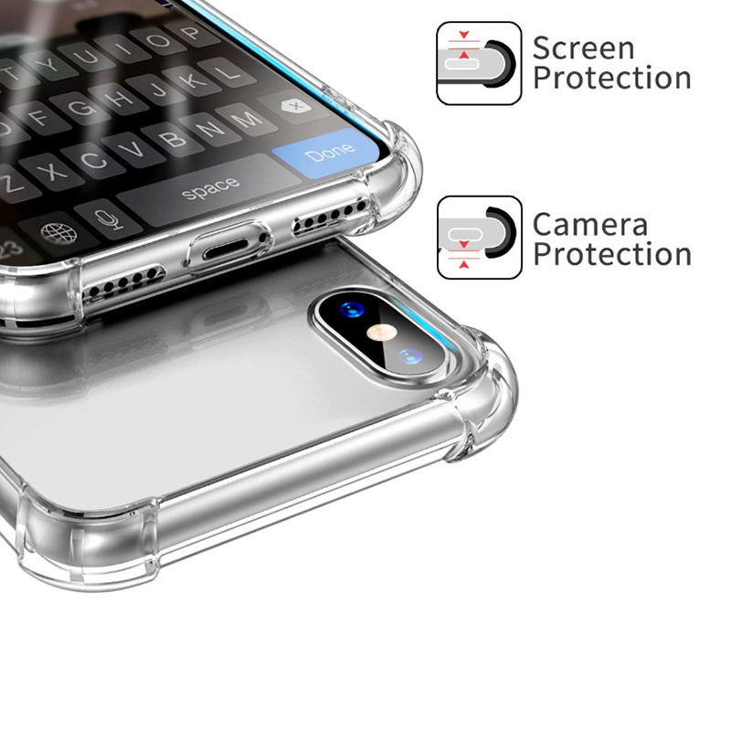 semitransparent clear protective iphone 6 plus case customized for store TenChen Tech