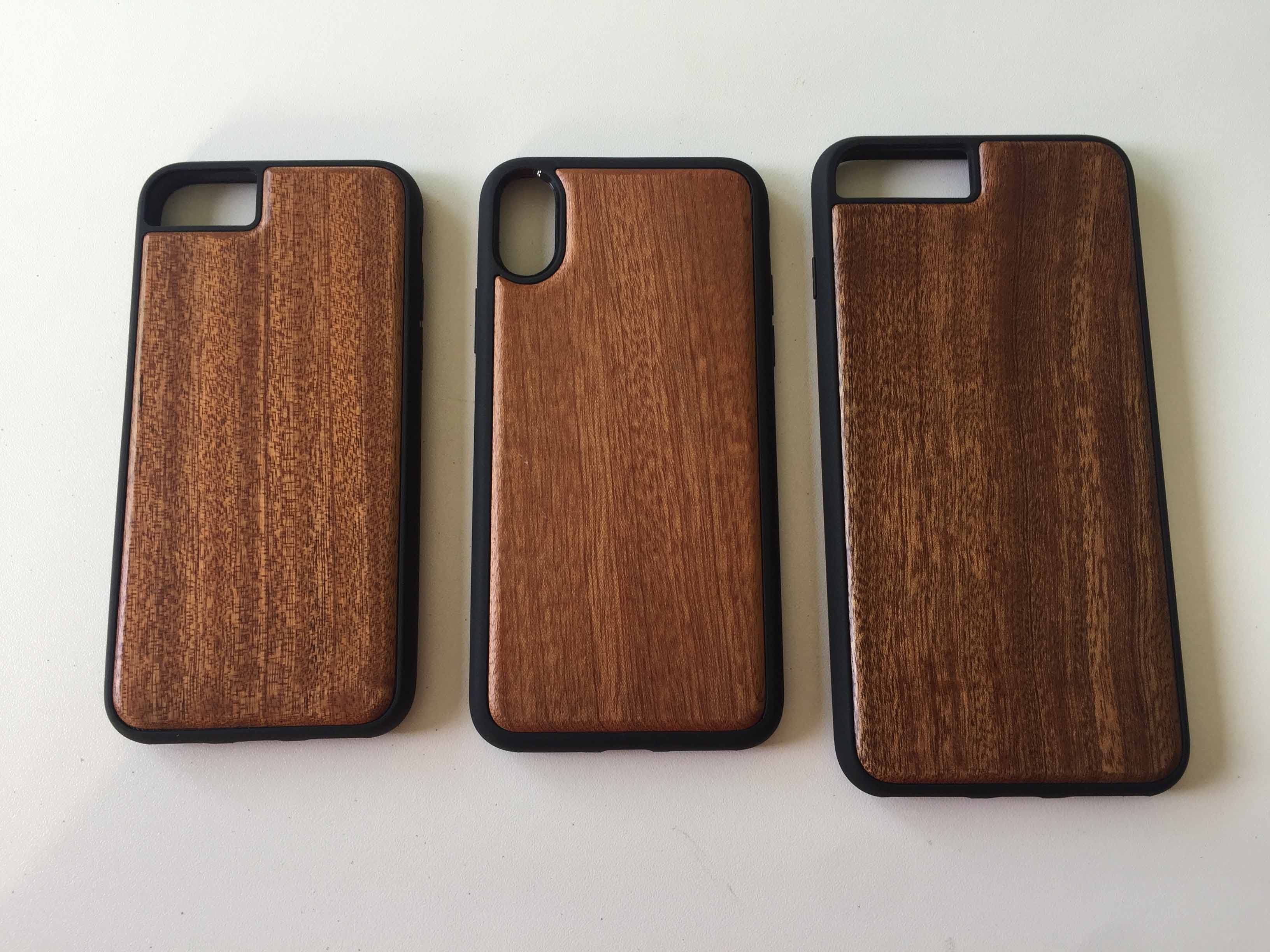 TenChen Tech-Gray Iphone Case | Wooden Case Protective Phone Cover - Tenchen Tech-3
