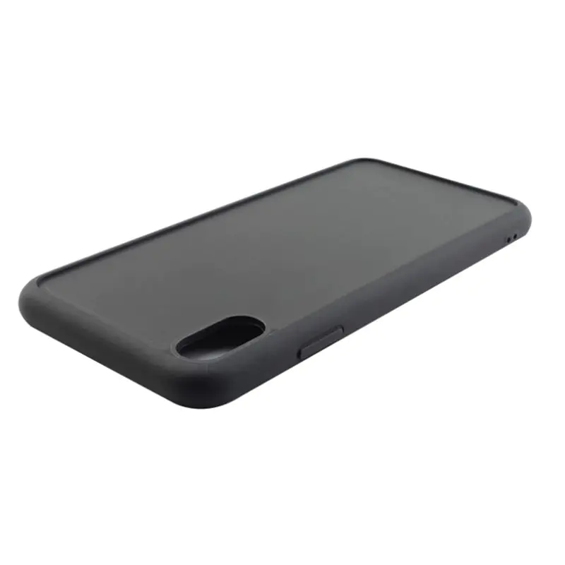 TENCHEN Customization Blank Case For iPhone X Hard PC Case Soft TPU Edge