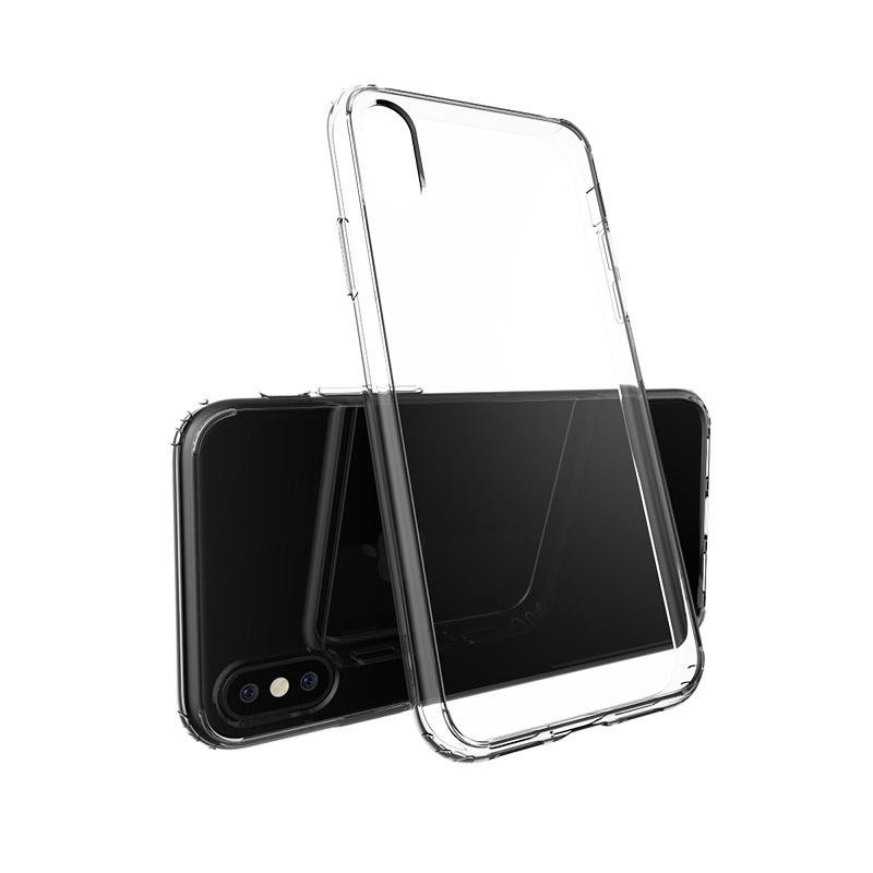 Transparent PC TPU Clear Case For Iphone X PT0002-8
