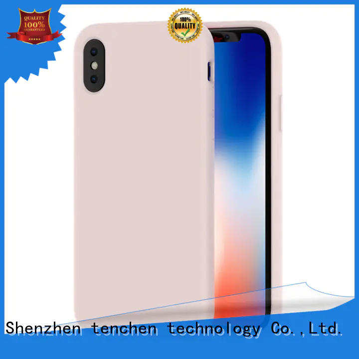 TenChen Tech semitransparent mobile phone case directly sale for store