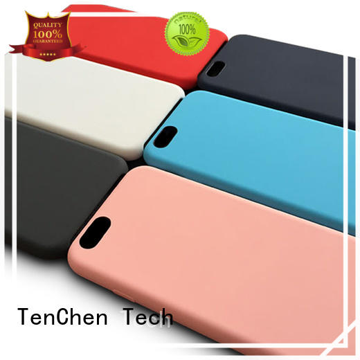soft iphone leather colour mobile phones covers and cases TenChen Tech Brand
