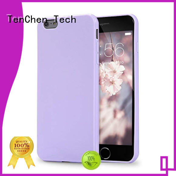 TenChen Tech hard clear rubber iphone 6 case for store