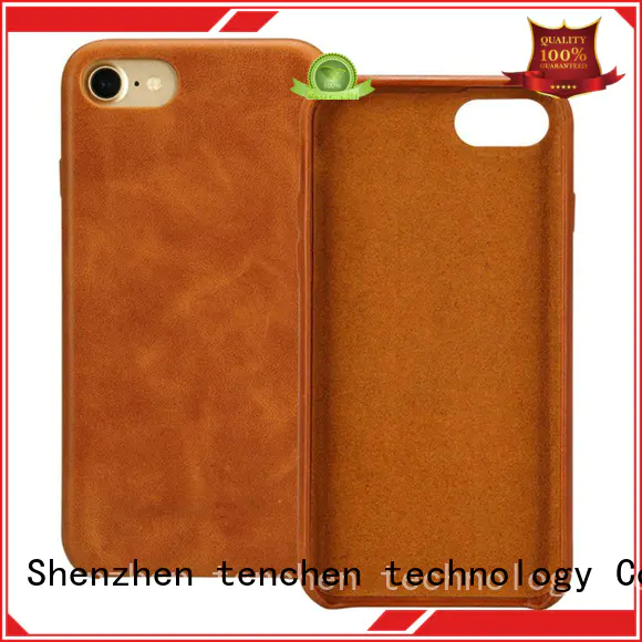 scratch resistant leather phone case from China for home