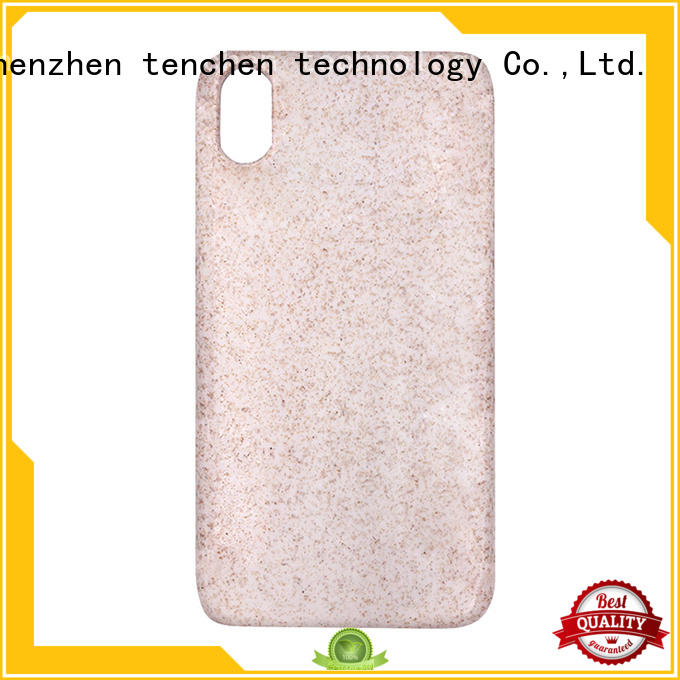 wood gradient mobile phones covers and cases leather blank TenChen Tech Brand