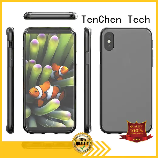 TenChen Tech microfiber iphone leather case customized for store