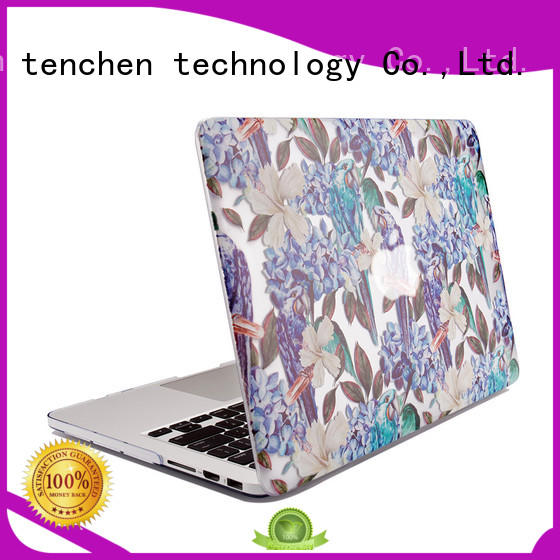 TenChen Tech Brand caseantiscratch cover black macbook pro protective case