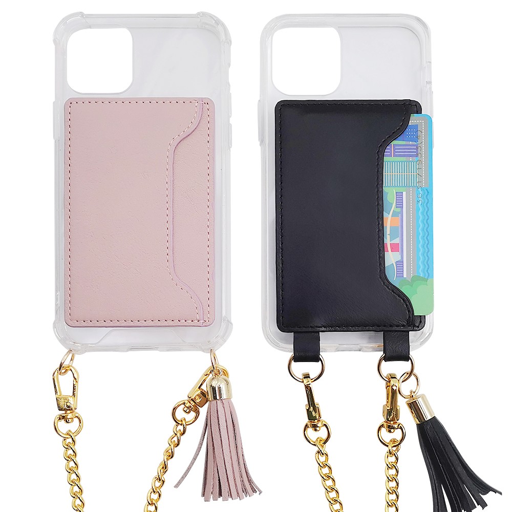 TenChen Tech-Transparent Phone Case With Card Holder-1