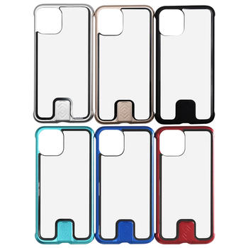 Anti scratch frameless metal glass mobile phone case