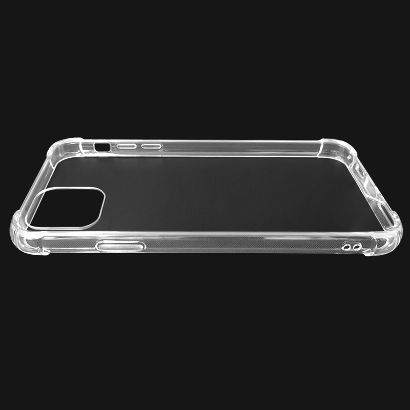 TENCHEN Antibacterial coating clear tpu pc mobile phone case