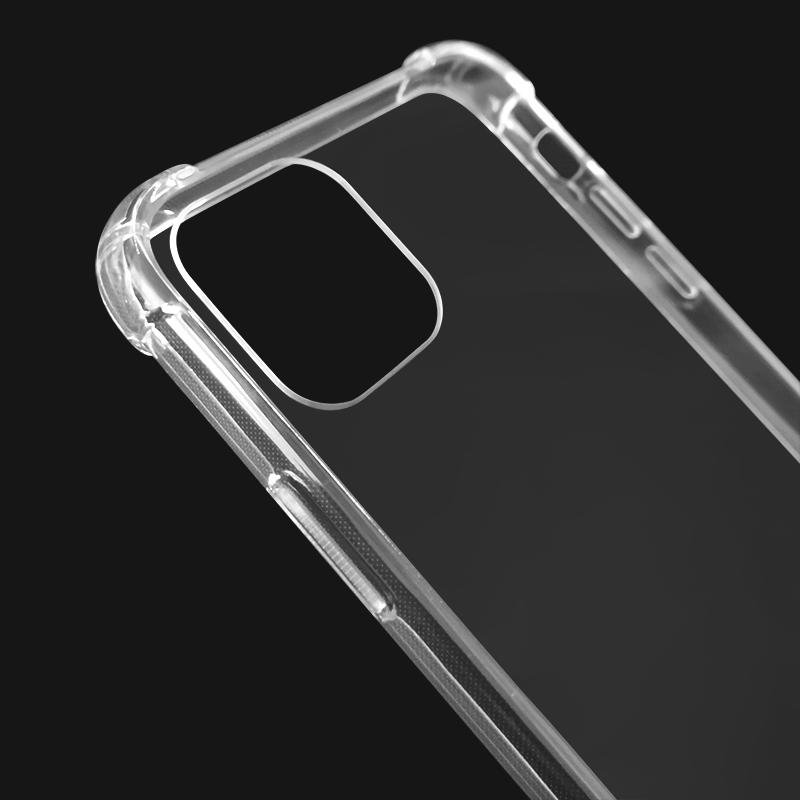 TENCHEN Antibacterial coating clear tpu pc mobile phone case