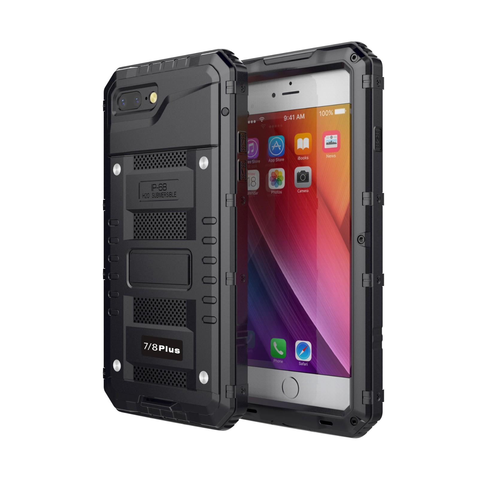 product-TenChen Tech-Shockproof waterproof IP68 aluminum alloy metal phone case-img