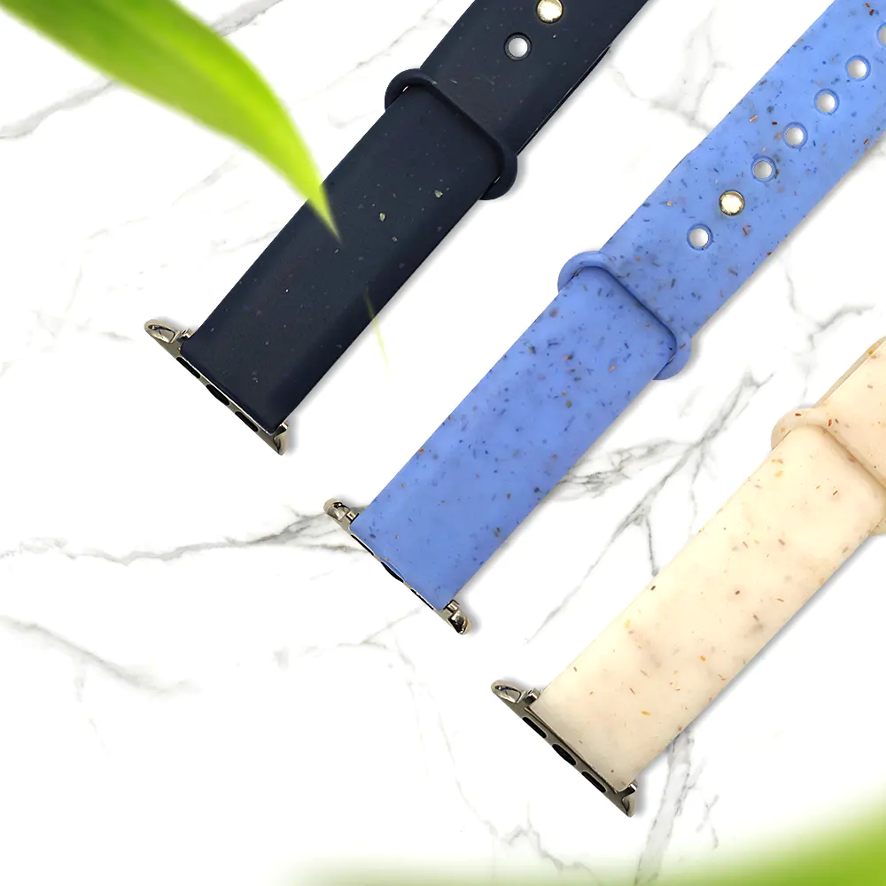 TENCHEN Eco friendly biodegradable plant fiber smart watch replacement band strap
