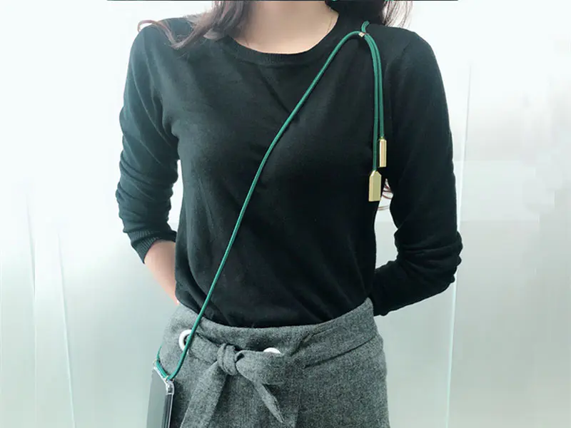 New trends-USB cable necklace phone case