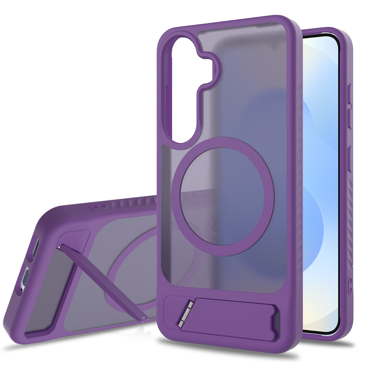 product-TenChen Tech-Oem Samsung S25 One-Word Stand Anti-Fall Protective Case Two-In-One New Model S