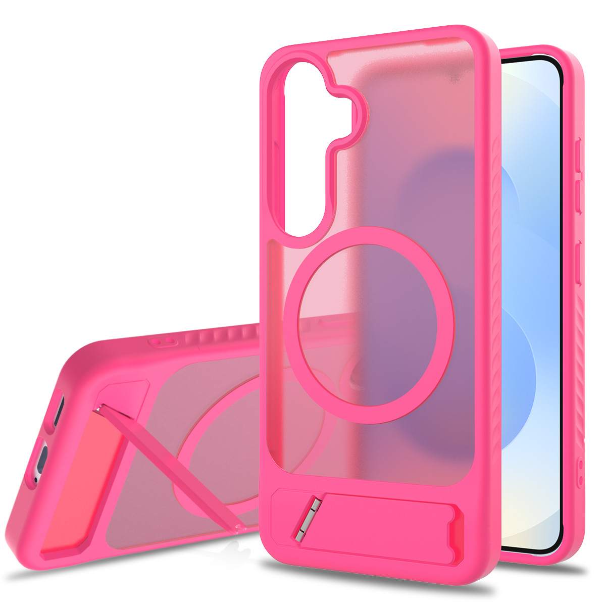 product-Oem Samsung S25 One-Word Stand Anti-Fall Protective Case Two-In-One New Model Skin-Feel Shel