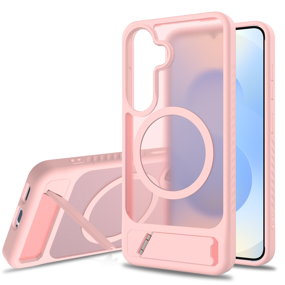 product-Oem Samsung S25 One-Word Stand Anti-Fall Protective Case Two-In-One New Model Skin-Feel Shel-1
