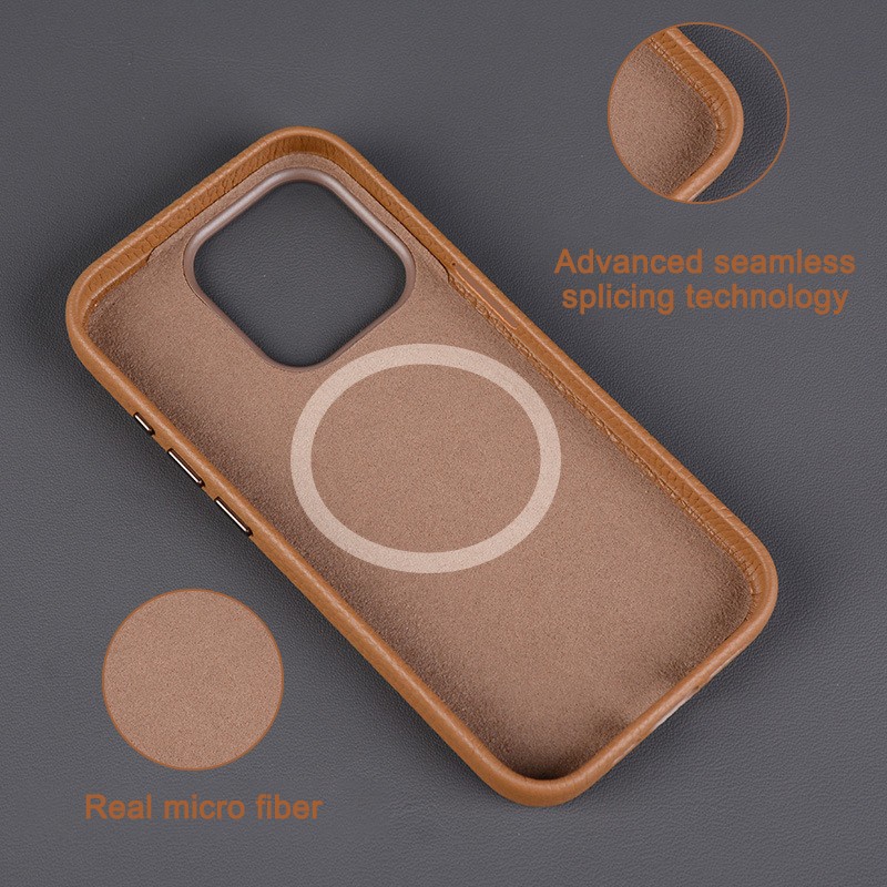 product-TenChen Tech-China Professional Magnetic Charging Leather Mobile Phone Case Bright Litchi Pa