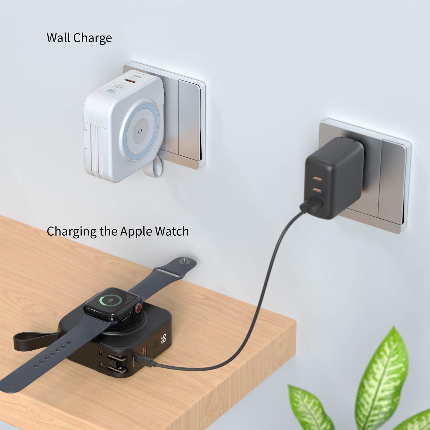 продукт-Custom Professional Travel Charger Power Bank Phone Charger Digital Magsafe Wireless Power B