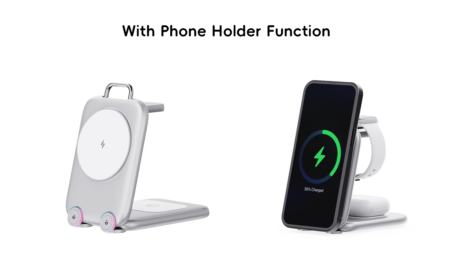 product-Custom new 3 in 1 wireless charger iphone charger apple watch charger airpods charger luggag