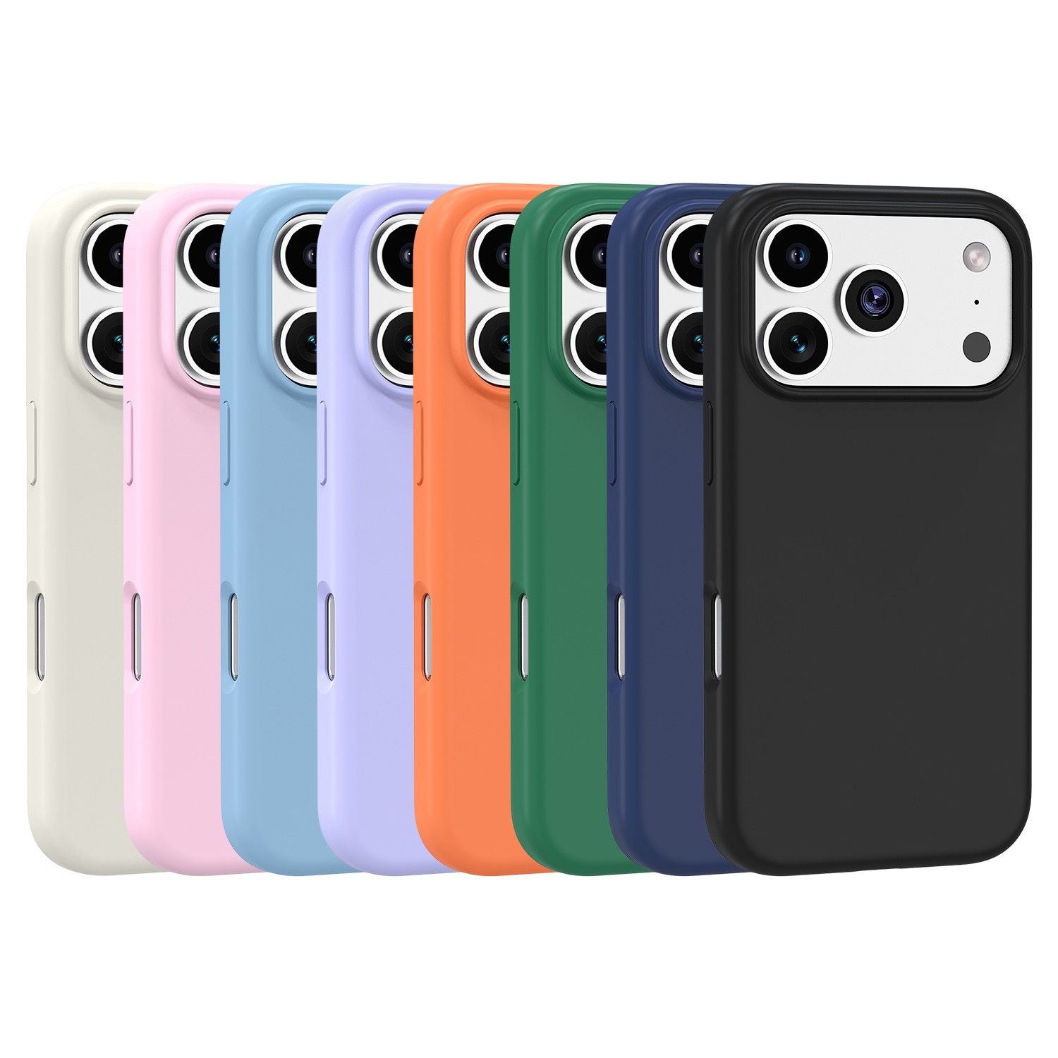 product-TenChen Tech-Factory Price iPhone 17 silicone case new with microfiber soft touch baby skin -1