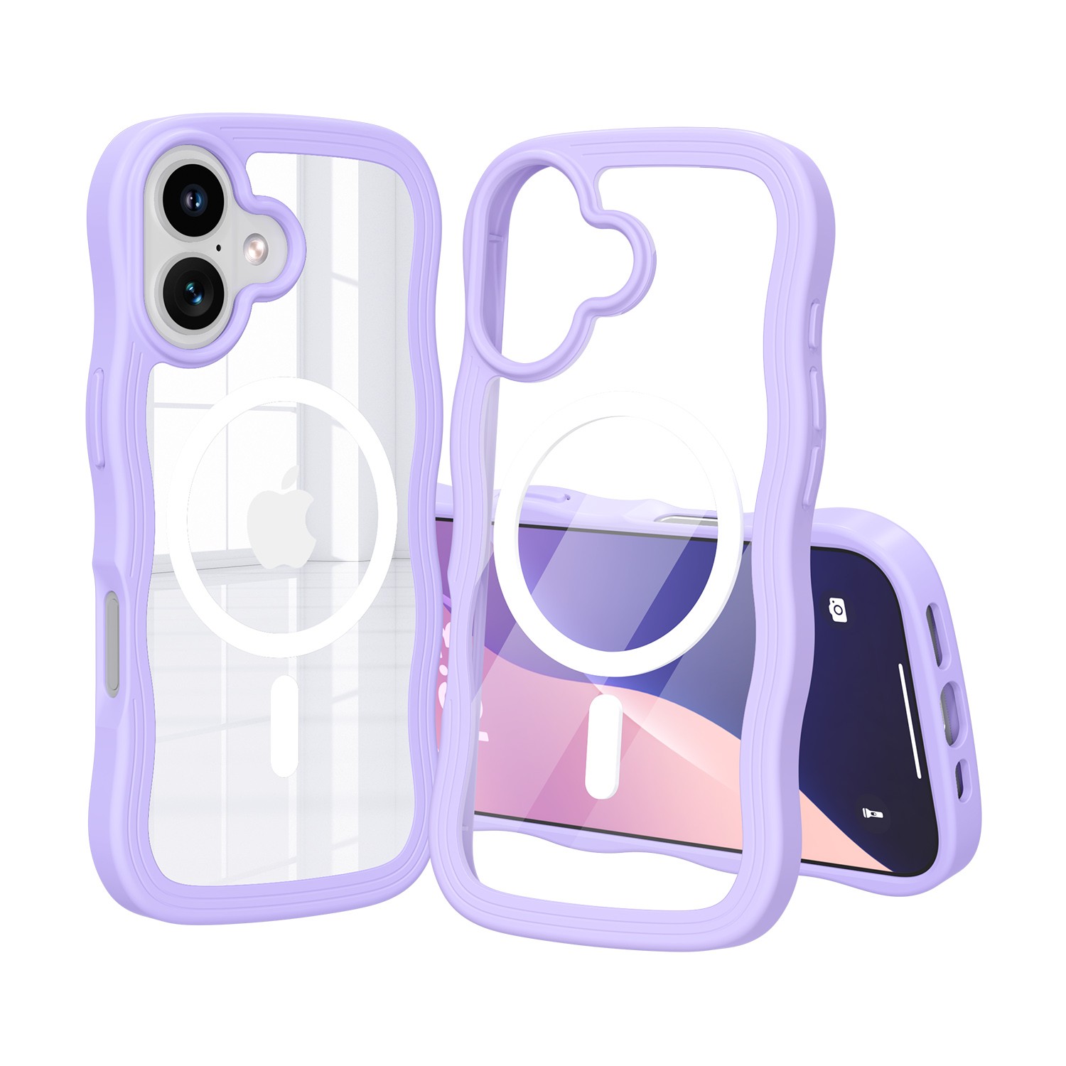 product-Customized Tenchen Best Wavy Edge Protective iphone 17 Pro Case Supplier Anti-Slip Grip Cute