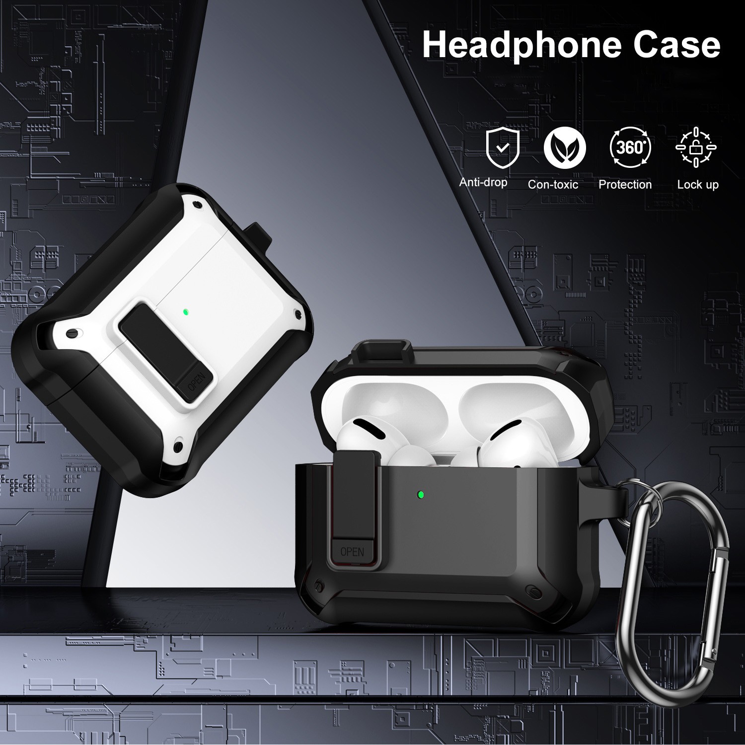 product-High Quality China Professional tenchen new airpods pro 3 case shockproof multi colors Facto