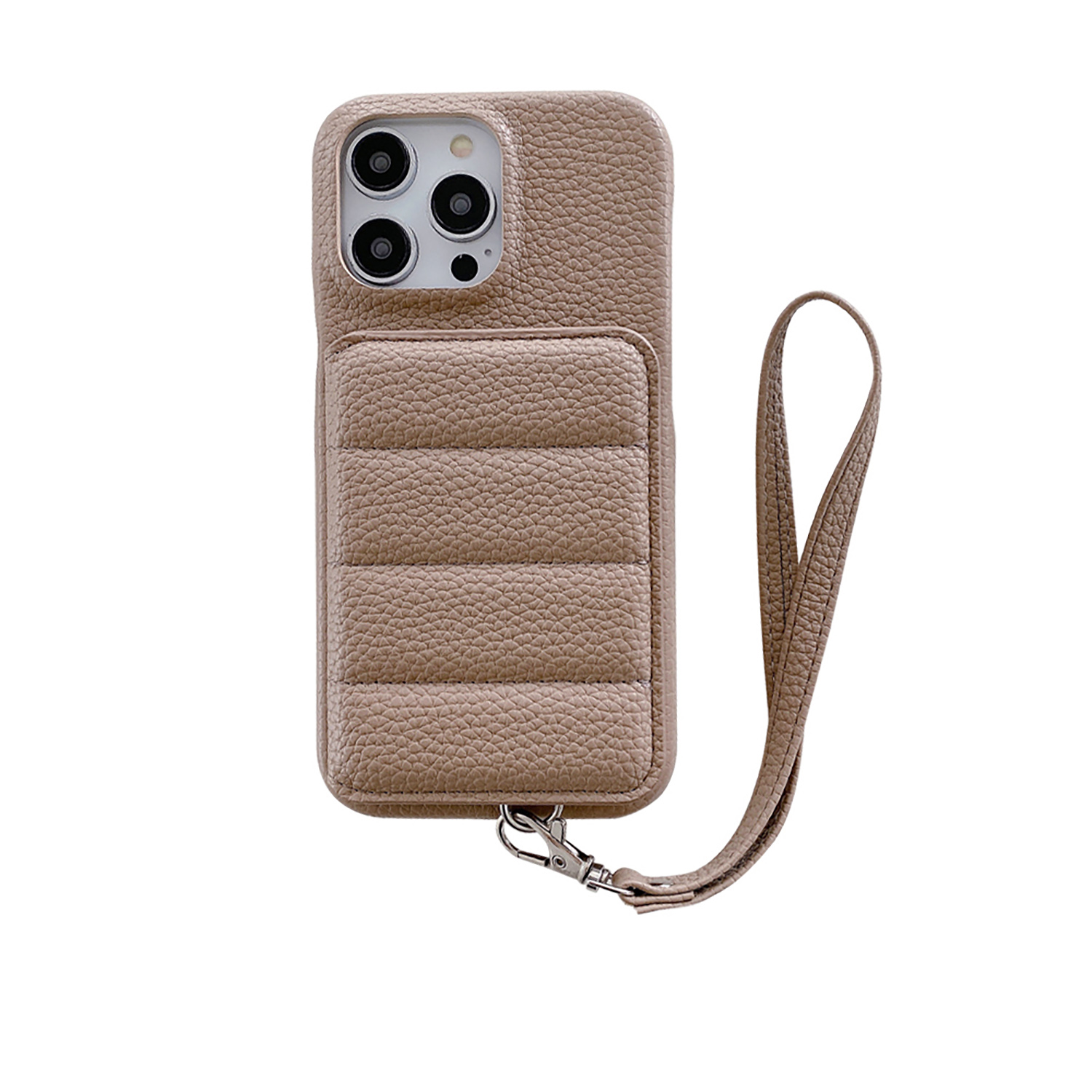 China Tenchen Crossbody PU Leather Wallet Phone Case Supplier with Card Holder and Wrist Strap Customized-TenChen Tech