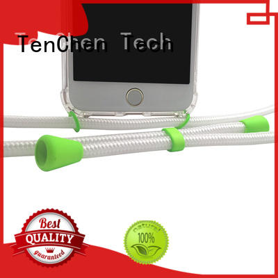 For iPhone models Necklace phone case with colored cord/ring