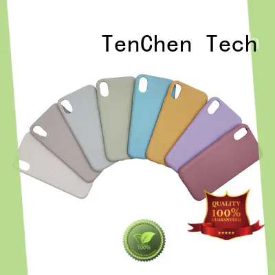 TenChen Tech iphone leather case customized for shop