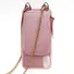 High quality leather wallet crossbody iphone case with chain/strap