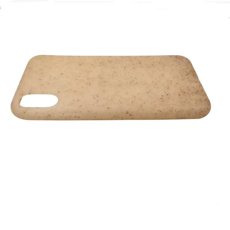 Semitransparent biodegradable PLA phone case,wheat straw soft case for iPhone