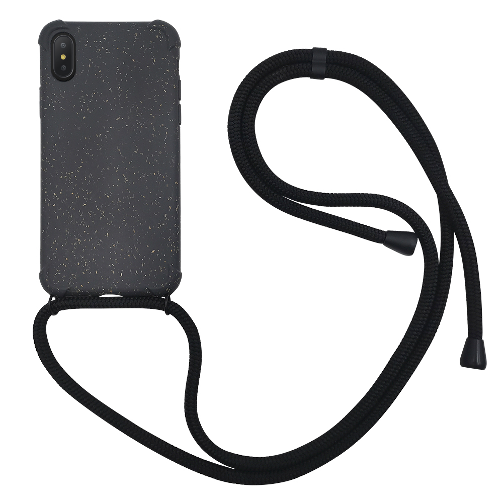 PLA wheat fiber biodegradable crossbody phone case