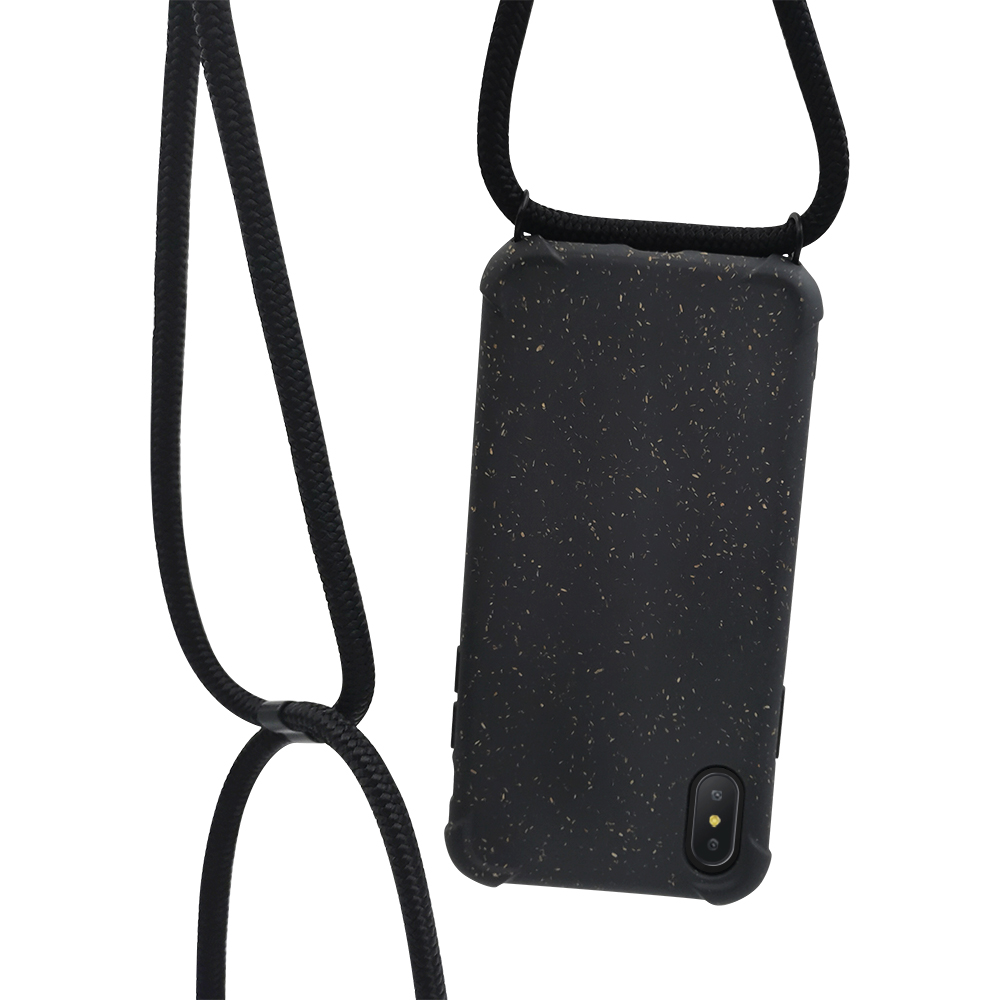 PLA wheat fiber biodegradable crossbody phone case