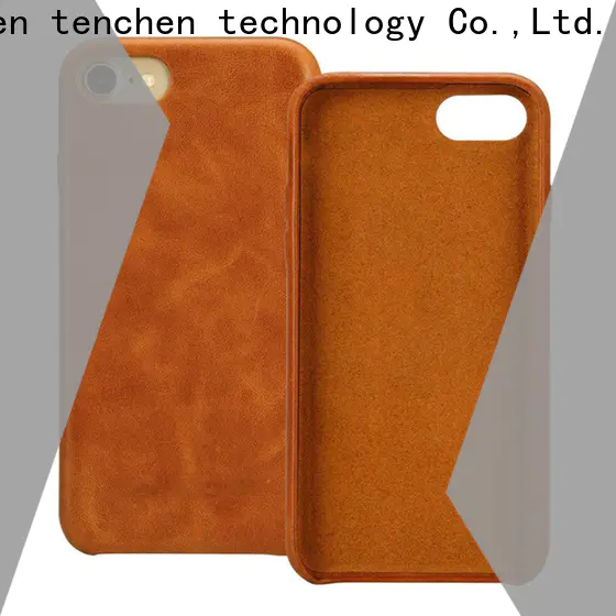 TenChen Tech luxury iphone leather case customized for commercial