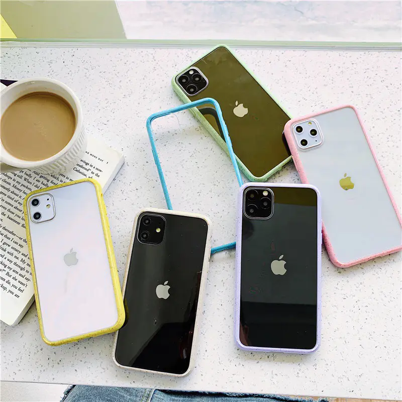 Best Quality Clear Eco Friendly Phone Case Biodegradable Compostable Shockproof Multi Colors Factory