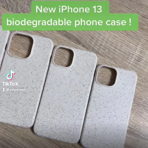 New iphone 13 100% eco-friendly biodegradable phone case arrived!