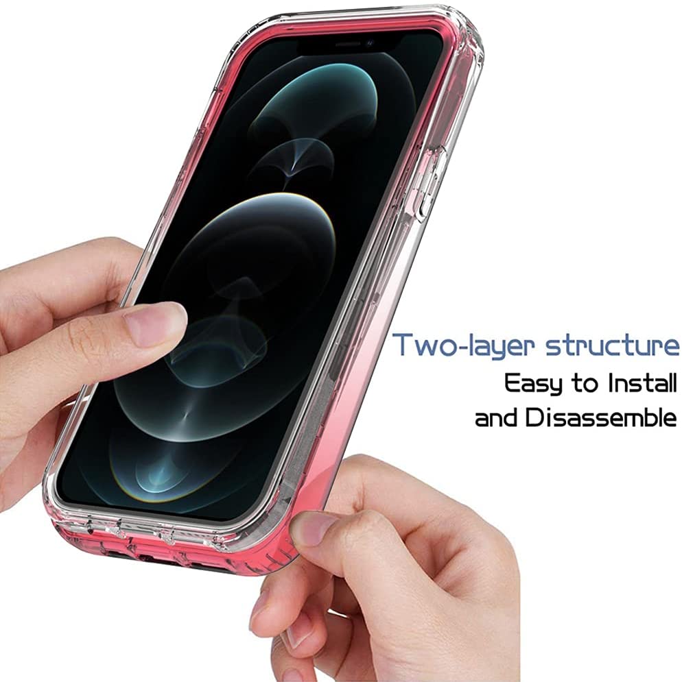 product-Top Quality 2 in 1 Dual Layer Defender iPhone Case Soft Tpu With PC Bumper Anti-fall 360 Ful