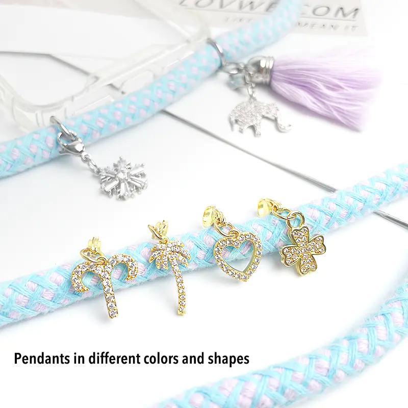 Hot Fashion Strap iPhone Case Pendant Letter Heart Shape Crossbody - Tenchen tech