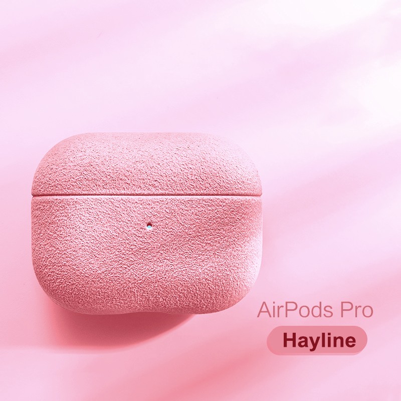 product-TenChen Tech-AirPods Pro Synthetic Suede Case Fully-Wrapped Alcantara Scratch Resistant Micr-1