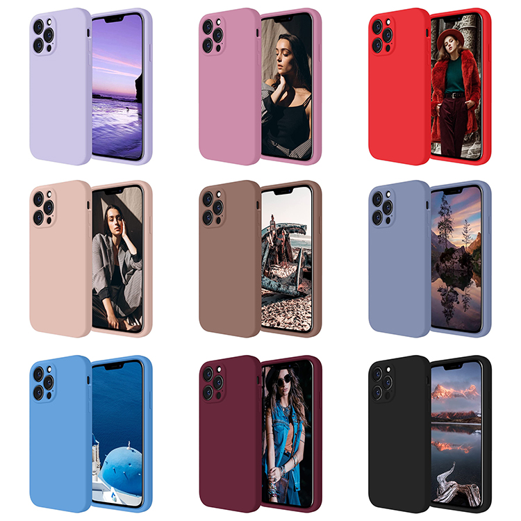 Luxury Liquid Silicone Iphone 14 Phone Case Custom Logo Shockproof Iphone 14 Pro Max Phone Cover | TenChen Tech