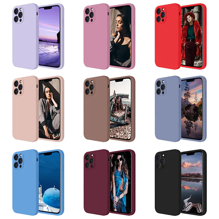 Silicone Phone Case IPhone 14 Custom Phone Cover Protective Mobile Phone Case | TenChen Tech